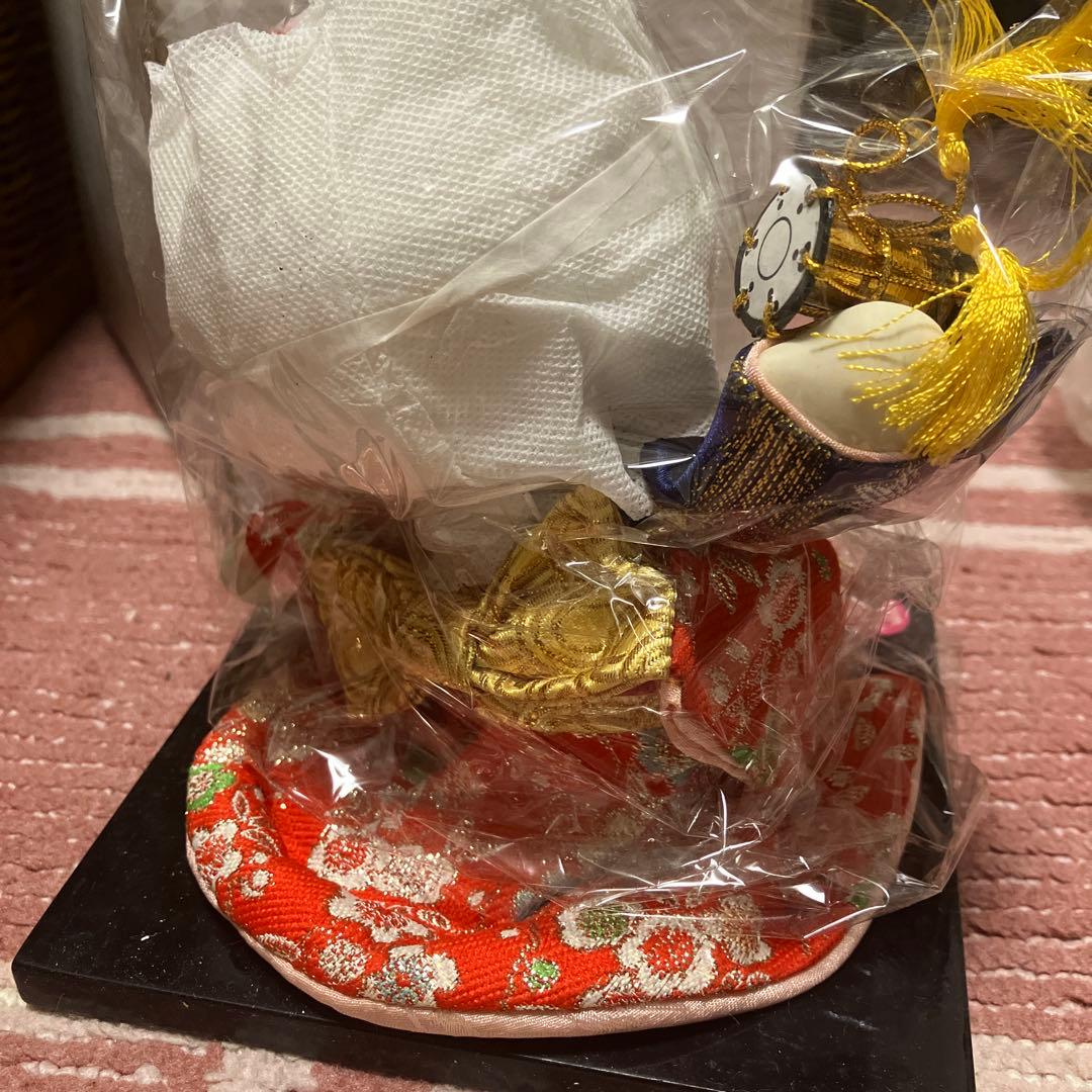 ハローキティ 日本人形 陶器製 着物 梅 置物 和楽器 和太鼓 小鼓 サンリオ