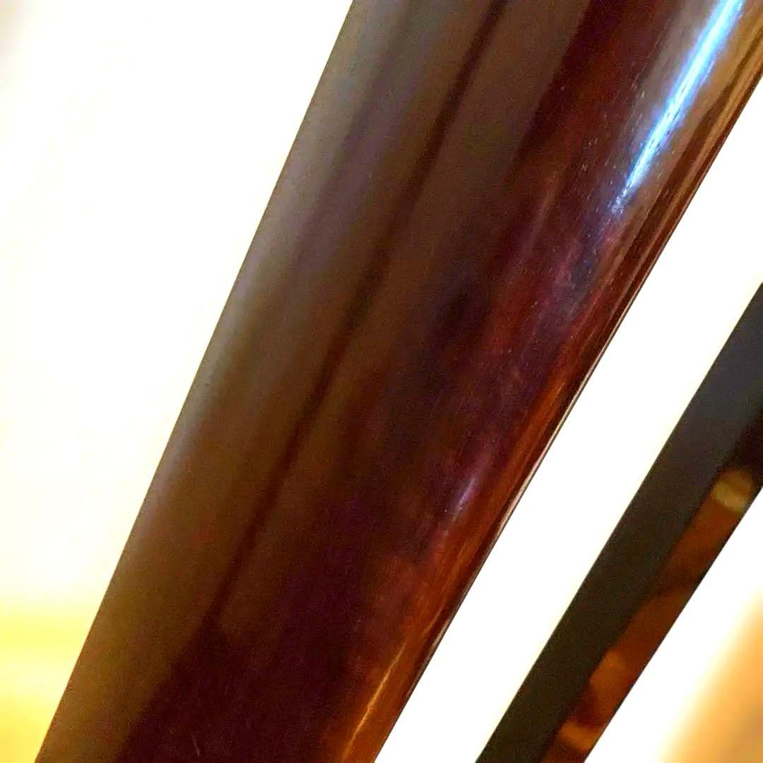 中棹三味線　紅木　金細　綾杉　東さわり　破れなし