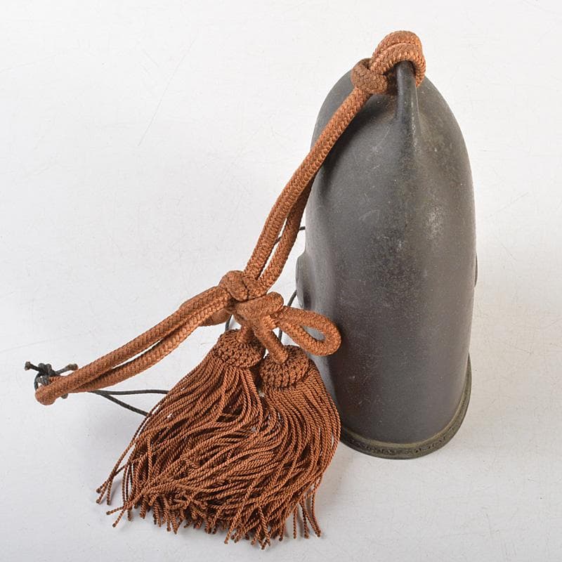 仏教美術　古銅　鐸鈴　銅鐸　銅鐘　撞木付　V　R6696