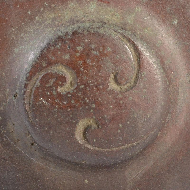 仏教美術　古銅　鐸鈴　銅鐸　銅鐘　撞木付　V　R6696