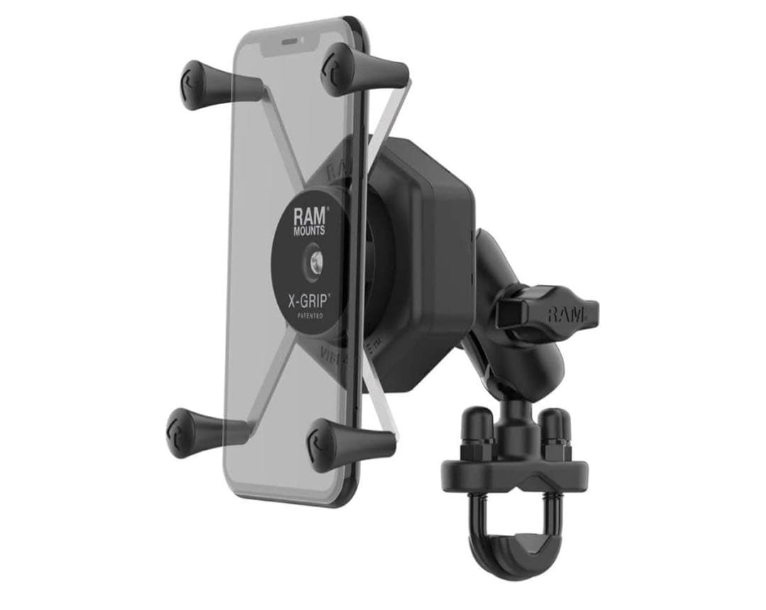 ラムマウントRam Mounts防振Xグリップ(M)&U字クランプベースセット