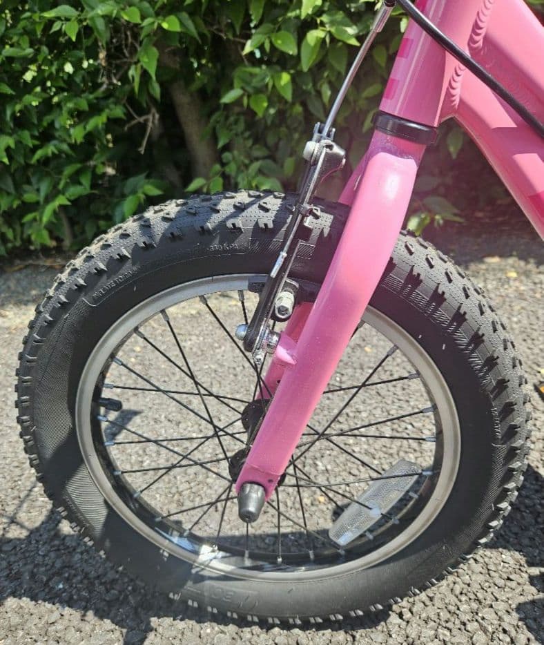 【値下げ】美品Trek子供用自転車Precliber 16インチピンク補助輪なし