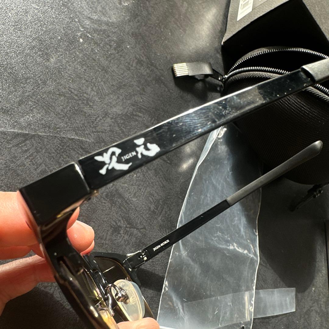 【美品】次元JIGEN レトロス　TVS/SL 偏光サングラス【TALEX】