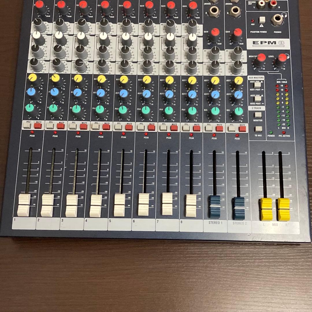 SOUNDCRAFT サウンドクラフト EPM8 アナログミキサー 通電確認のみ