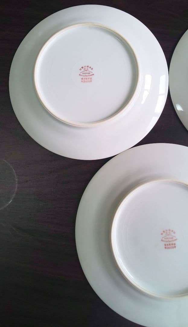 オールドノリタケ（1912年） RCヤジロベー印 商標登録番号付 ５皿セット