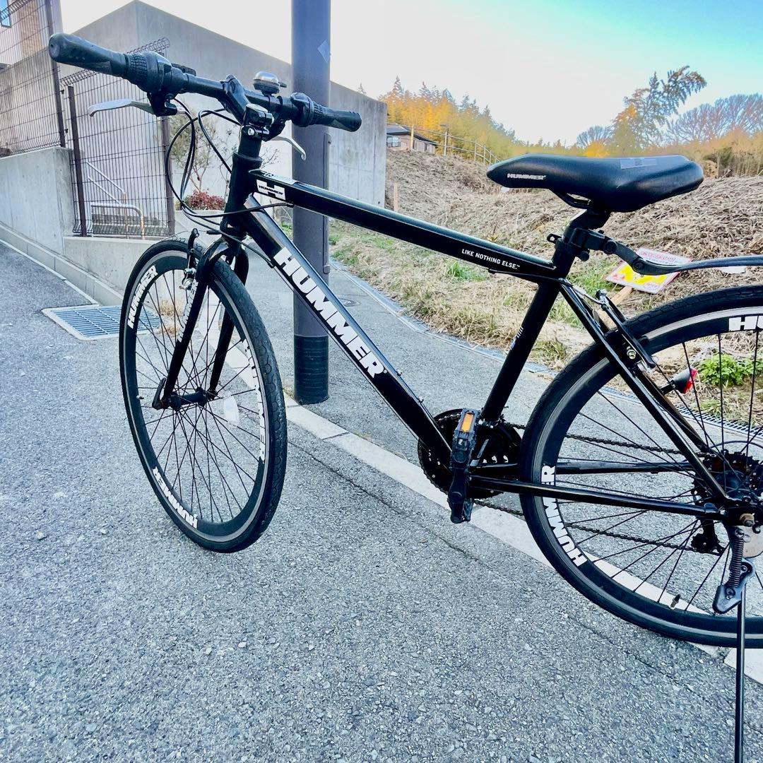 ハマー(HUMMER )クロスバイク シマノ18段変速【大阪吹田・整備済】