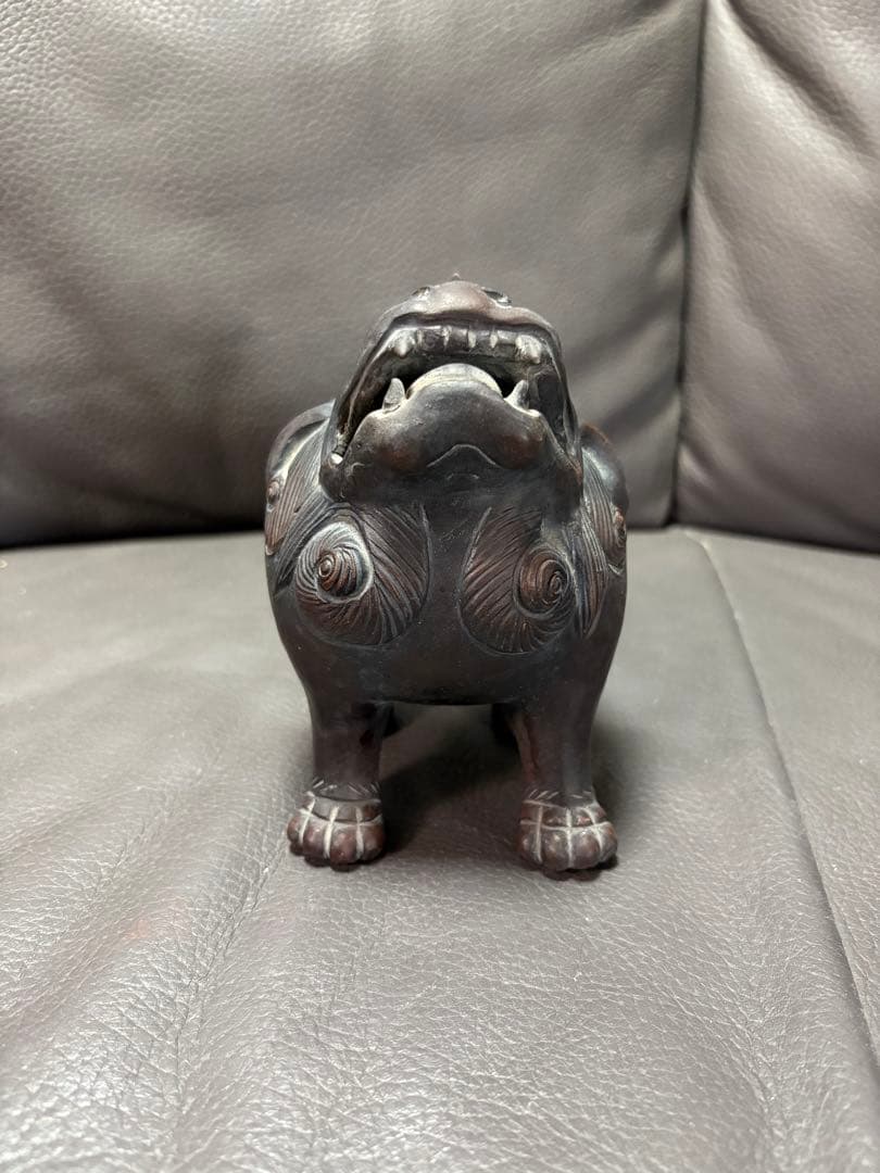 獅子　香炉　置物
