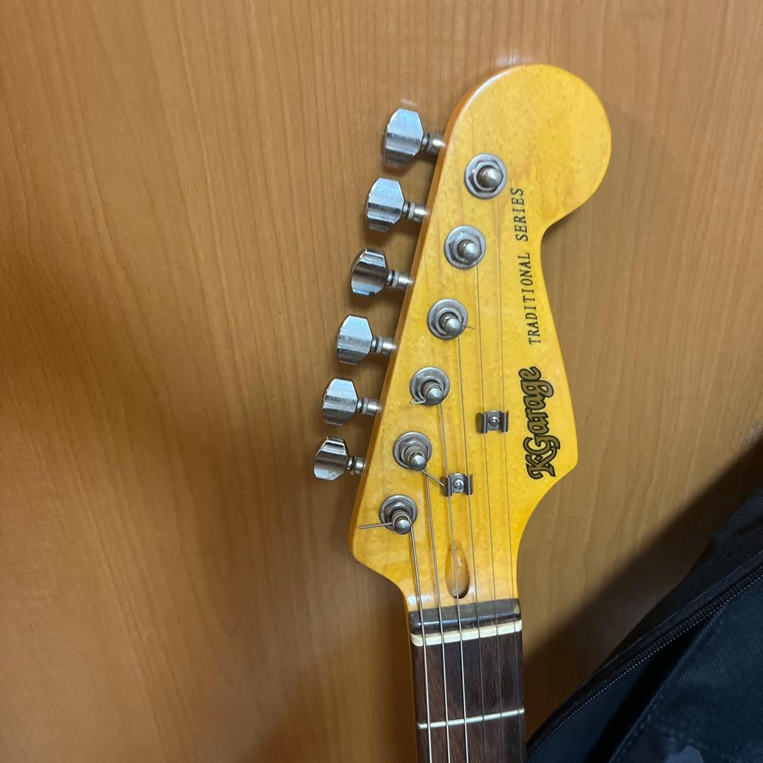 K.Garage ストラトキャスター 赤 エレキギター ジャンク扱い