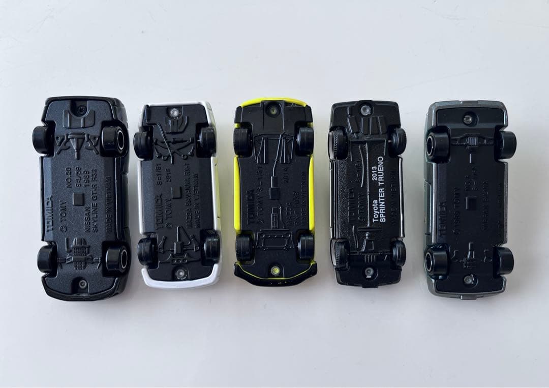 TOMICA トミカ 頭文字D 86 RX-7 ミニカー 5台 まとめ売り