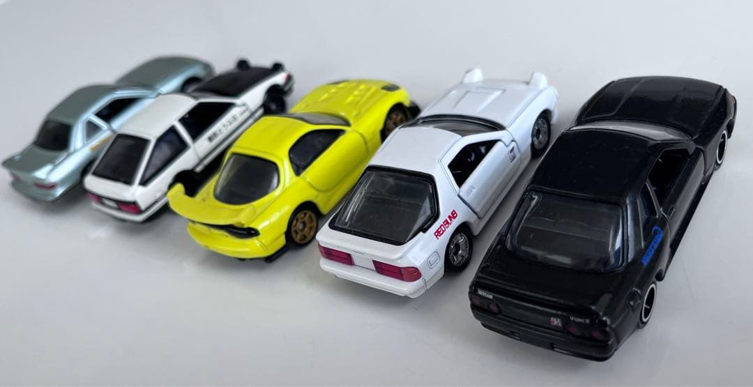 TOMICA トミカ 頭文字D 86 RX-7 ミニカー 5台 まとめ売り