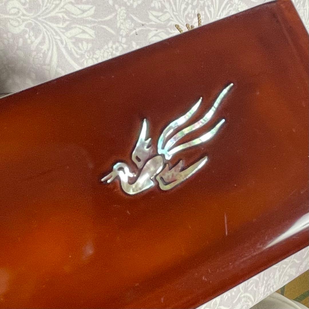 煙草盆　鳳凰　螺鈿　漆塗　タバコ盆　灰吹　昭和アンティーク　盆　青磁火入　竹灰吹