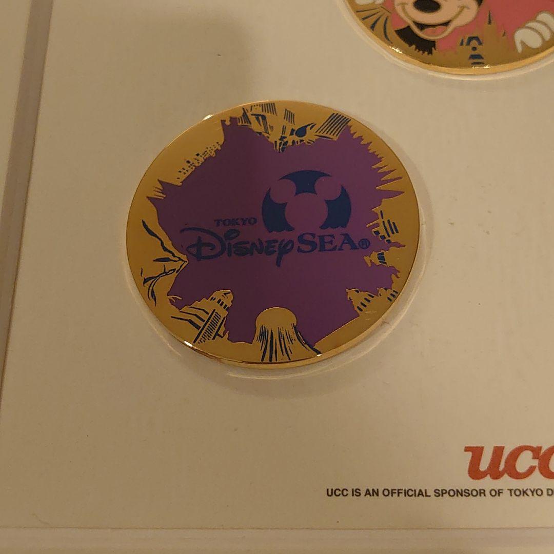 超レア　ディズニーランド　ディズニーシー　UCC 　ピンバッジ　非売品