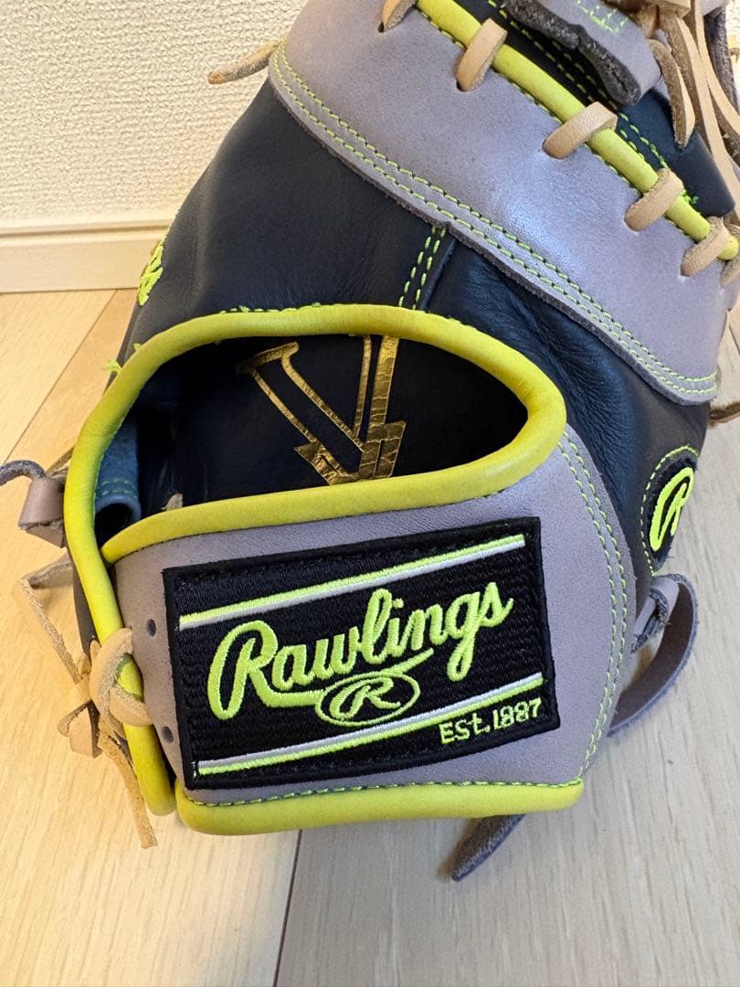 美品　軟式用　ローリングス　ファーストミット