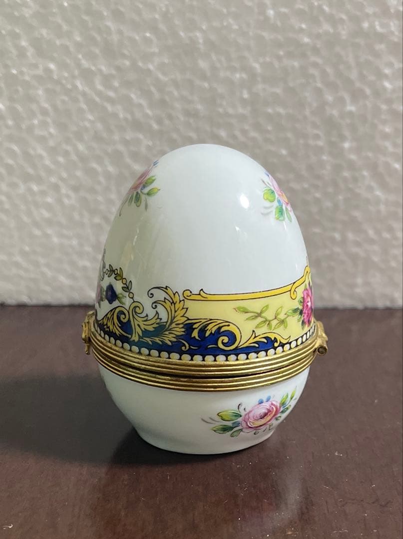 フランス製 置時計 時計 レア 置物 インテリア 卵 アンティーク ヴィンテージ