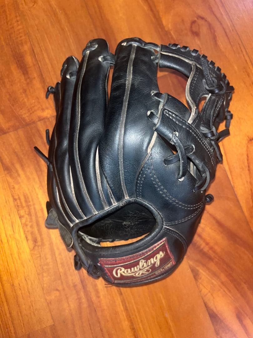 Rawlings 硬式野球グローブ 右投げ用 黒 内野用