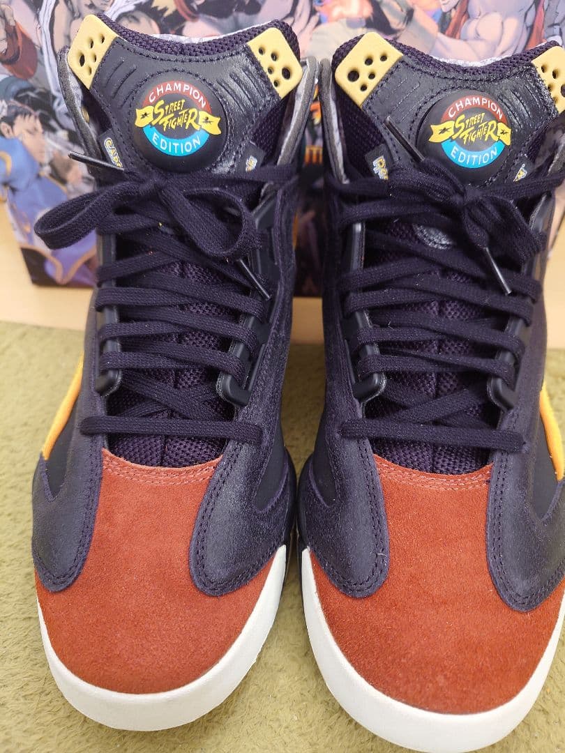 リーボック　シャックアタック　ストリートファイターコラボ　27.5