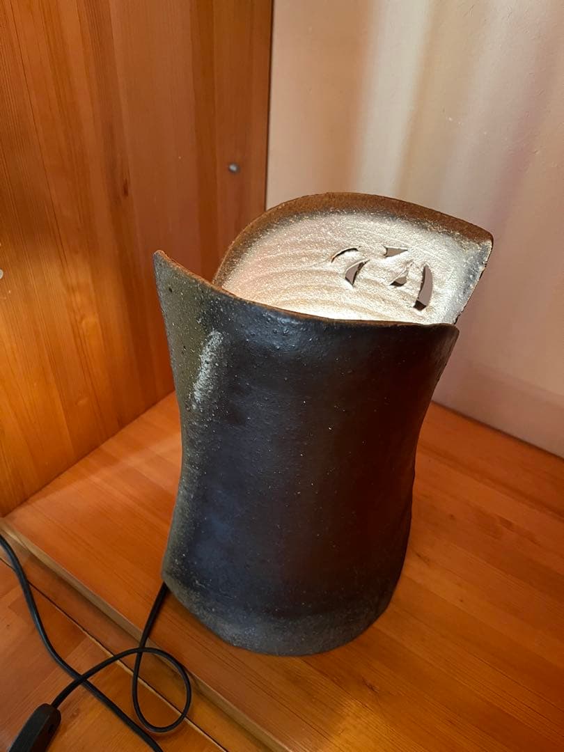 備前焼　間接照明　陶器照明