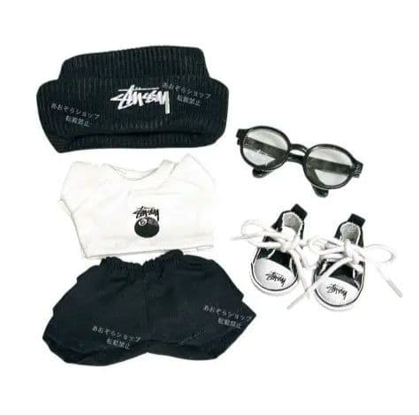 ラブブ 17cm ぬいぐるみ服 5点セット HAPPINESS　ケース付き