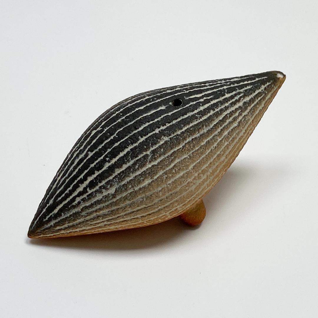 市野雅彦 線紋 水滴 書道 共箱 共布付