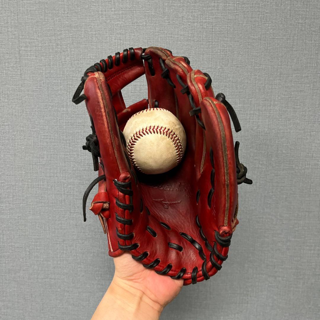 1098 ミズノ グローバルエリート 型抜群 即戦力 軟式少年 内野手用グローブ