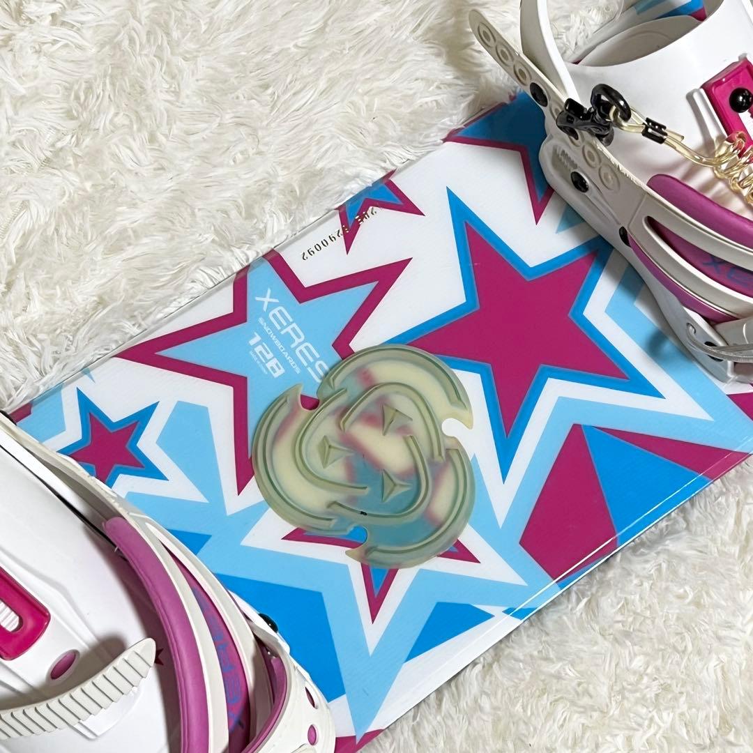 【美品】　XERES セレス　128cm キッズ　スノーボードセット