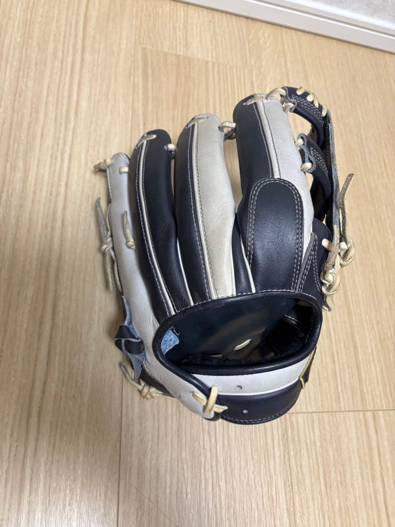 ZETT プロステイタス 軟式　ネイビー/ホワイト グローブ オーダー