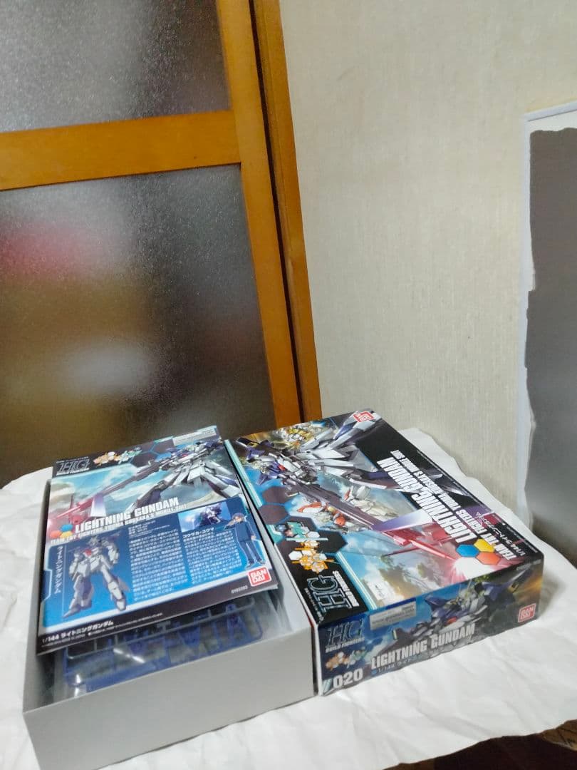 値下げ不可未組立HGライトニングガンダムHGライトニングバックウェポンシステム他