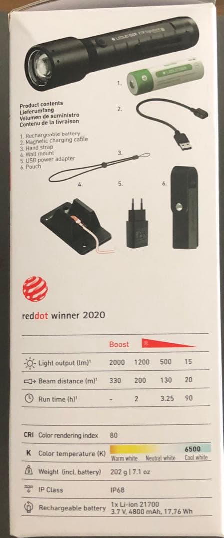 ★LEDLENSER P7R SIGNATURE 未使用 試点灯のみ