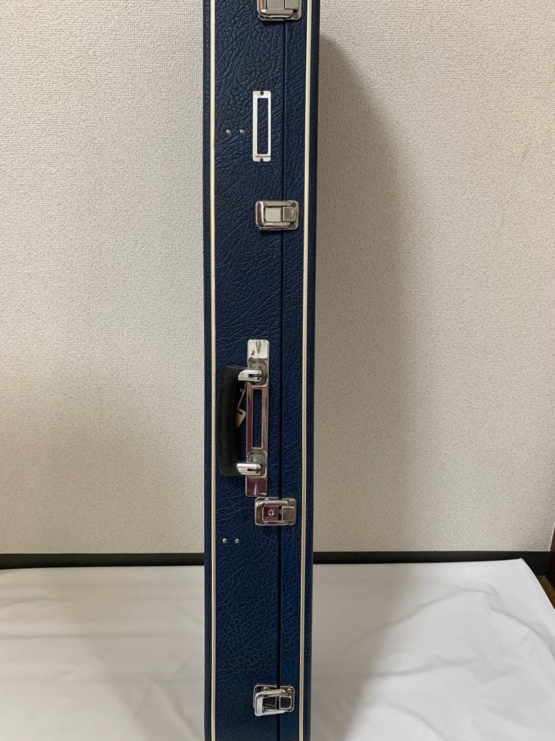 明治9年 細棹 地唄　三味線　ハードケース 撥 駒付き