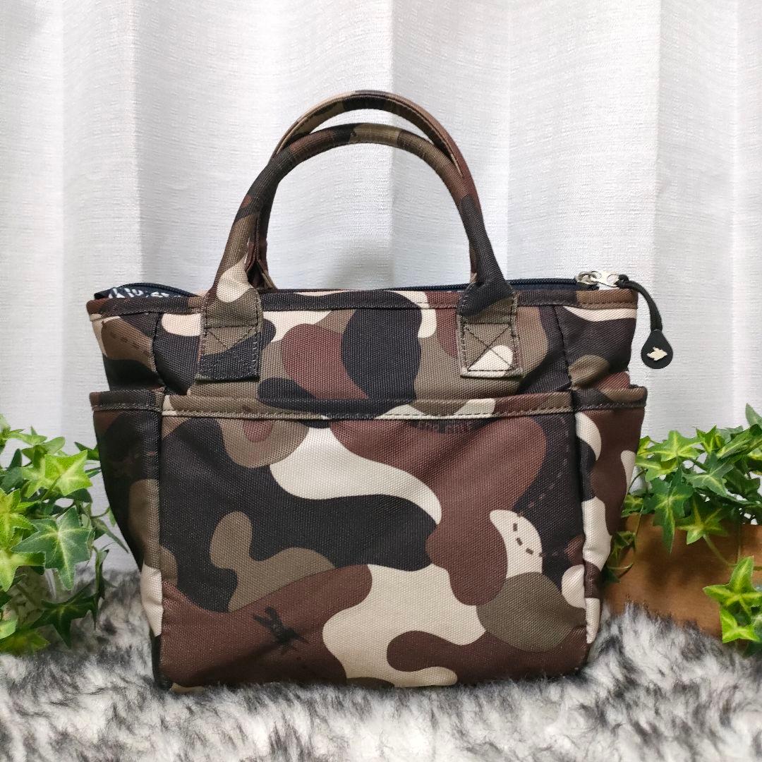 美品 パーリーゲイツ ハンドバッグ カモフラ PEARLY GATES バッグ