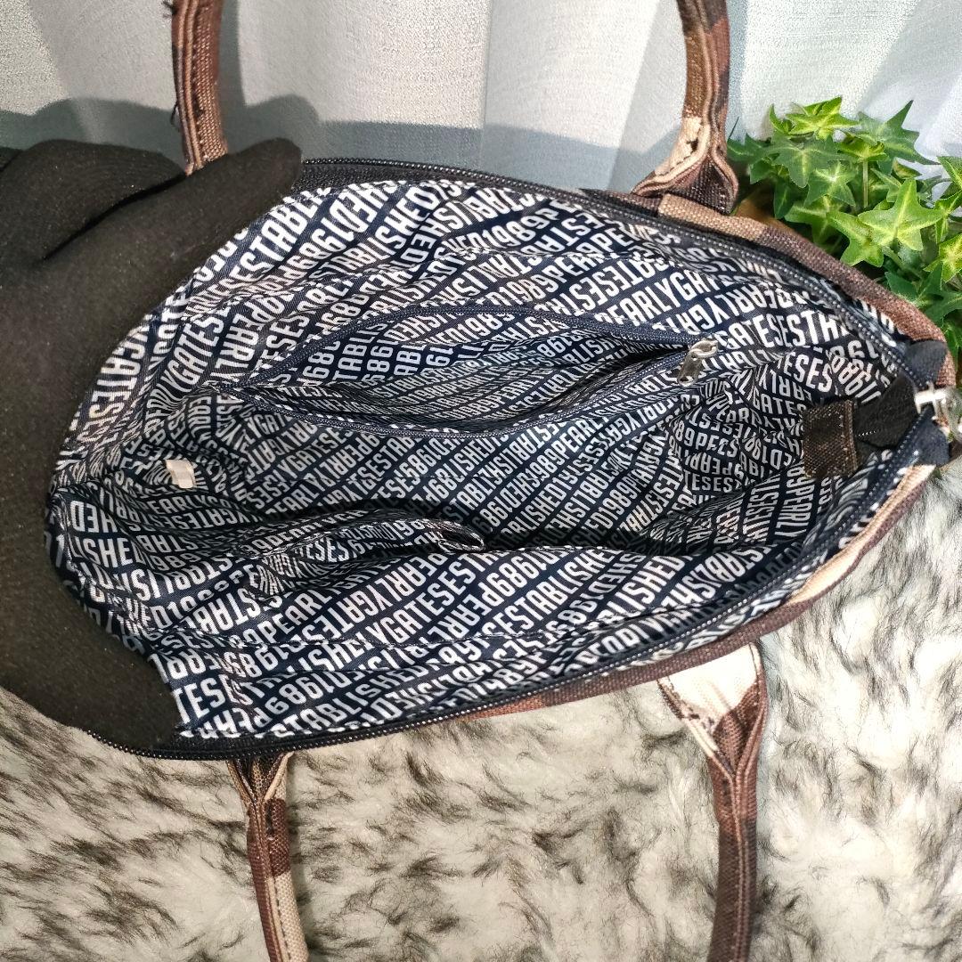 美品 パーリーゲイツ ハンドバッグ カモフラ PEARLY GATES バッグ