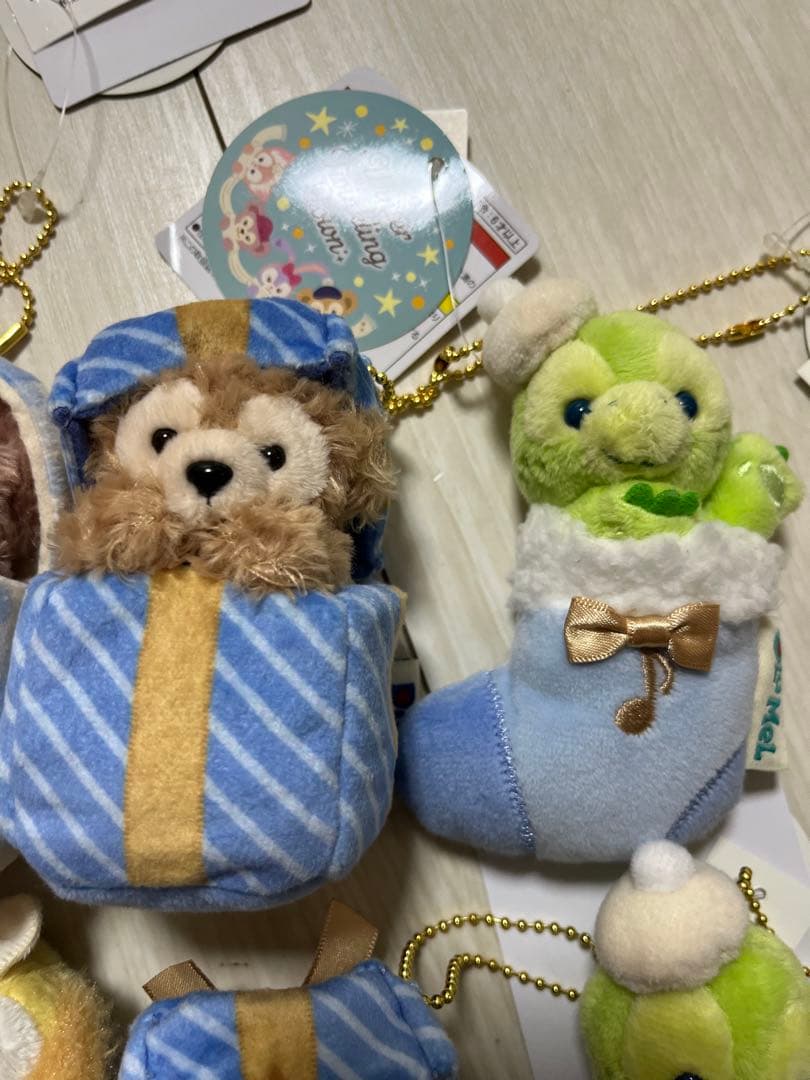 ダッフィー ぬいぐるみチャーム　ウィンタートゥインクルタウン　7点　新品