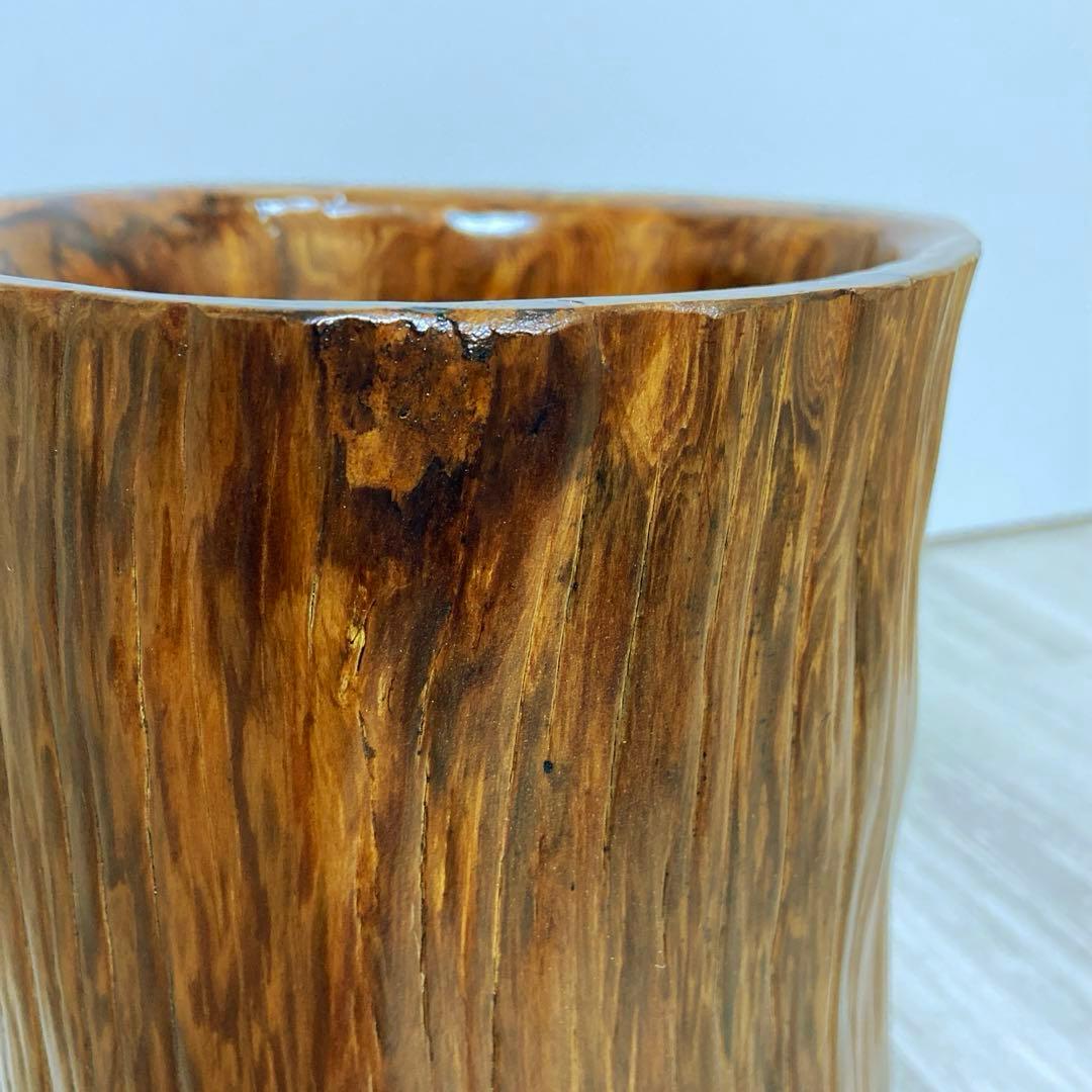 屋久杉　 花器　花瓶　置物　入れ物