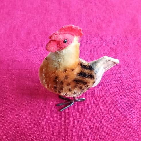 SteiffシュタイフRooster Henビンテージ※鶏おんどりめんどりペア