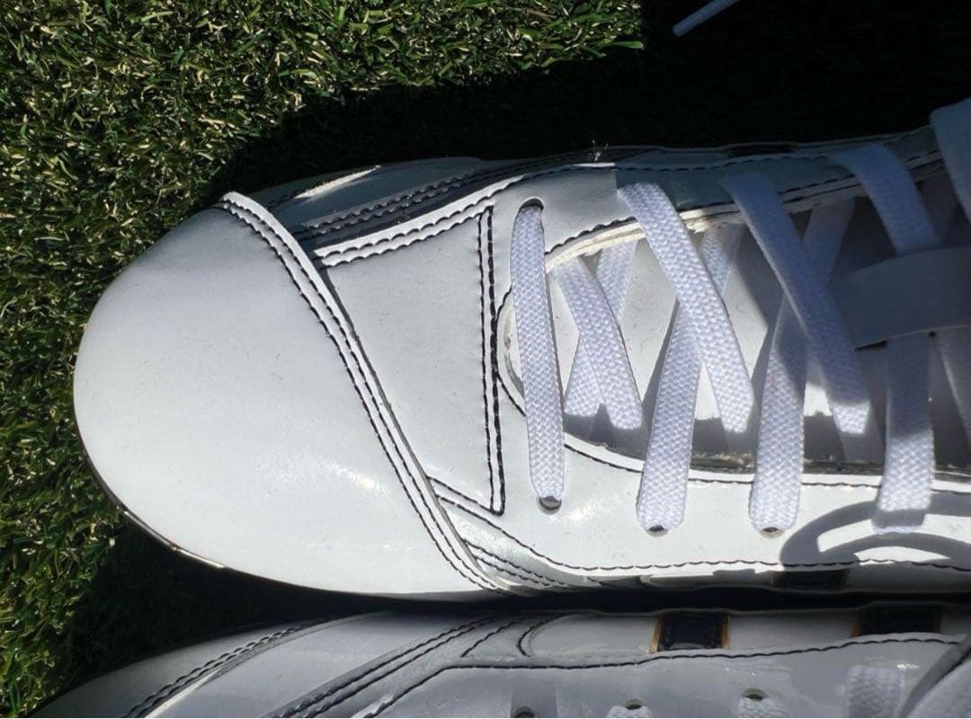 アシックス GEL-PEACE ホワイト/ブラック スパイクシューズ