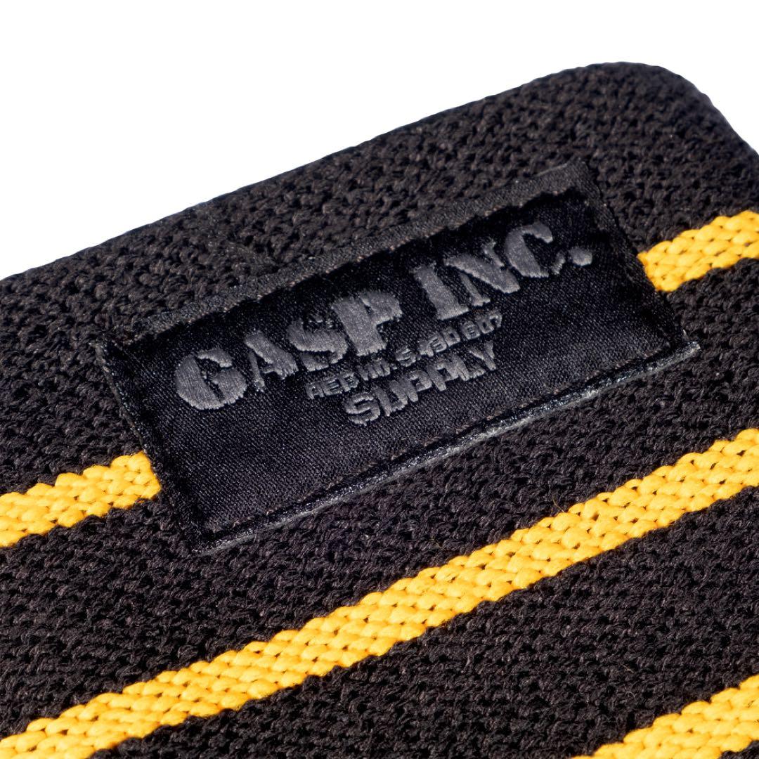 ウエイトトレーニング Gasp Elbow Sleeve, Black/Yellow 11inch