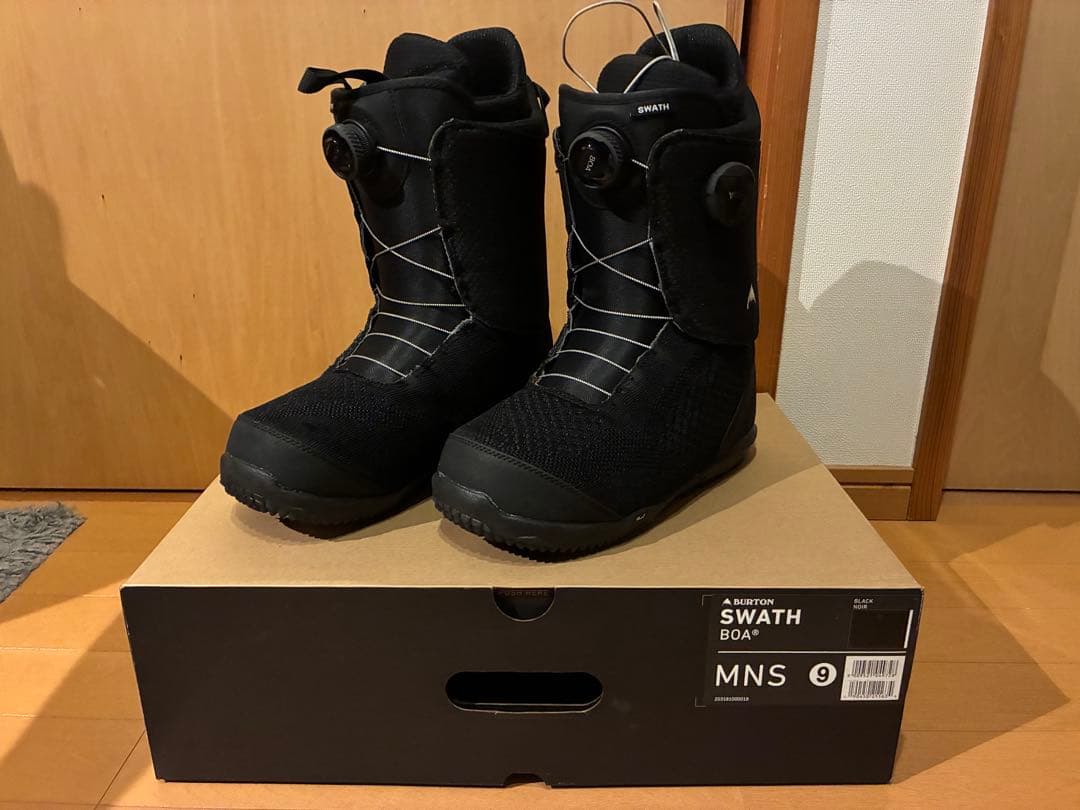 【使用少】BURTON SWATH BOA ブーツ ブラック 27.0cm