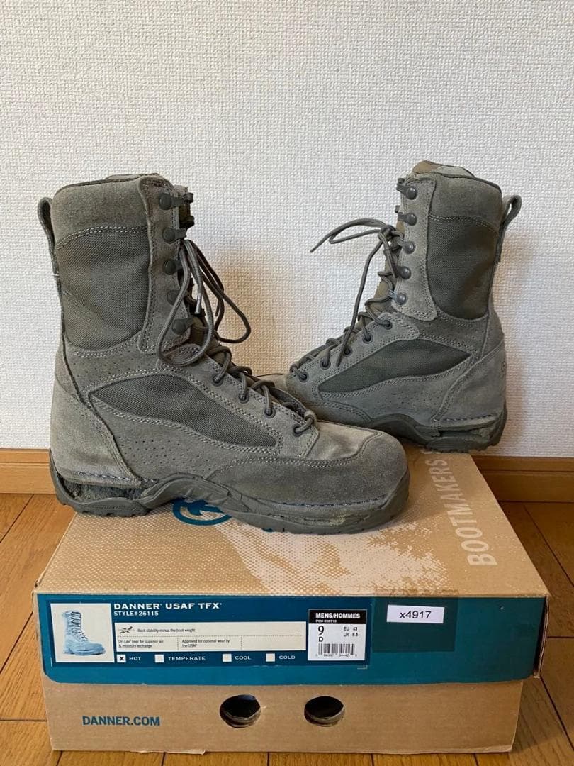 Danner USAF TFX セージグリーン 9D/UK8.5/EU43
