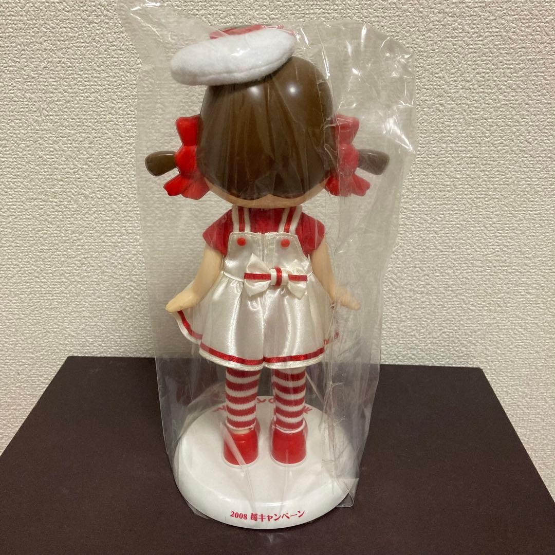 不二家のペコちゃん　2008年苺キャンペーン　お人形