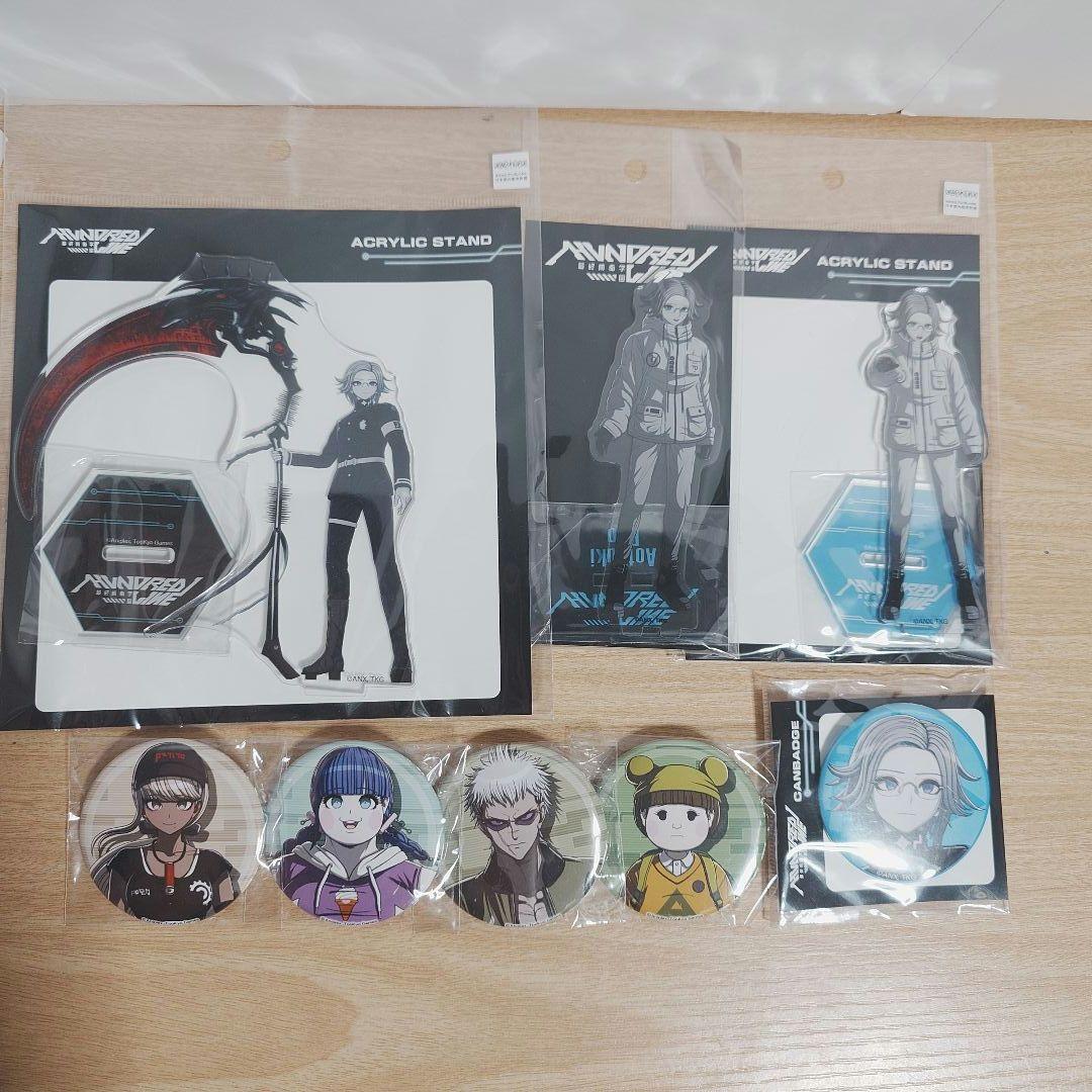 ハンドレッドライン　蒼月衛人　アクリルスタンド＆缶バッジ　ハンドラ