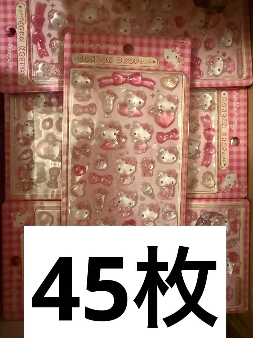 正規品【新品】ボンボンドロップシール サンリオ ハローキティ ピンク 第二弾