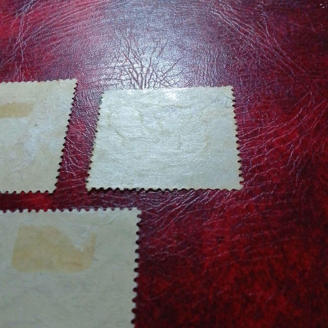 銭単位切手　昭和11年　関東局始政30年記念　3種完　ヒンジあり　8500円