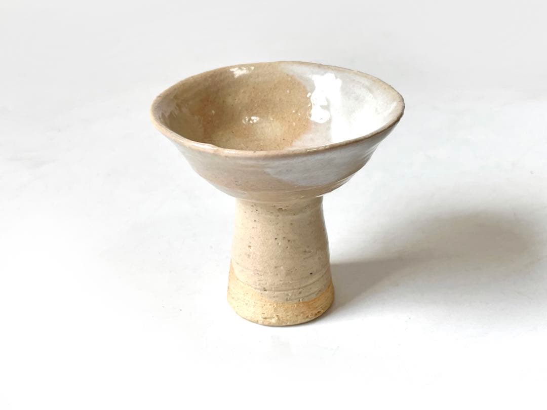 陶芸家　人間国宝　十代　三輪休雪　萩焼　馬上杯　杯　酒盃　酒器　共箱