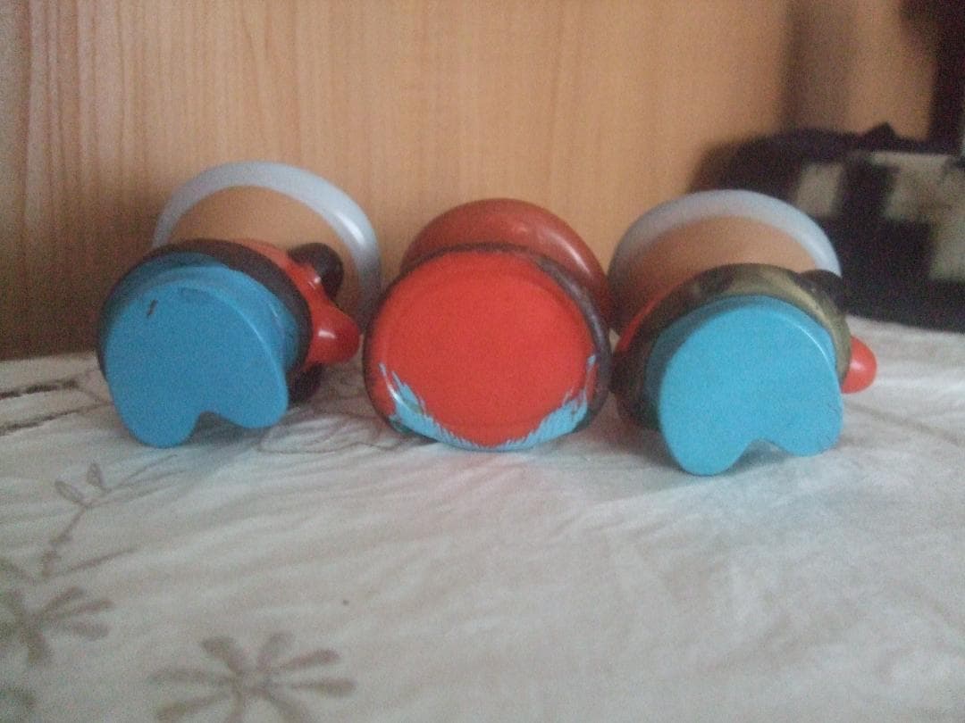 サモン★王様2個＆お妃さま1個★ ソフビ人形 ★貯金箱 ★3体セット