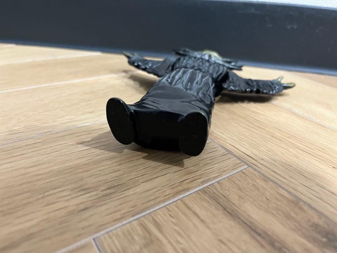 当時物 ポピー 大魔人ドルゲ ソフビ 超人バロム1 黒成型 マルサン ブルマァク