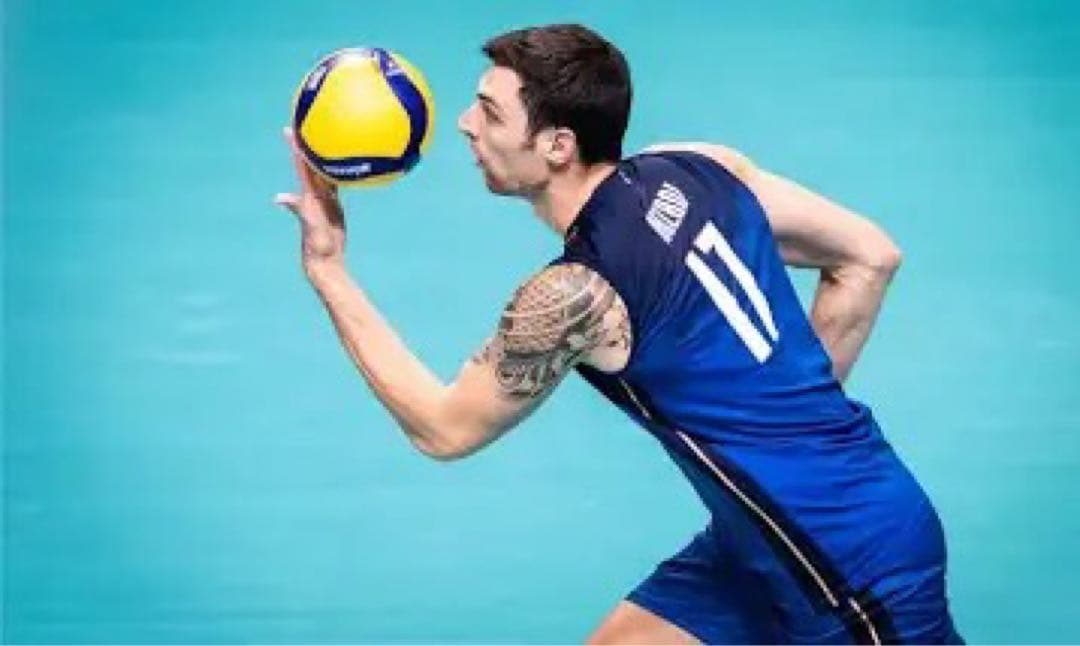 ペルージャ シモーネ・ジャネッリ選手サイン入りローテサーパスχ4