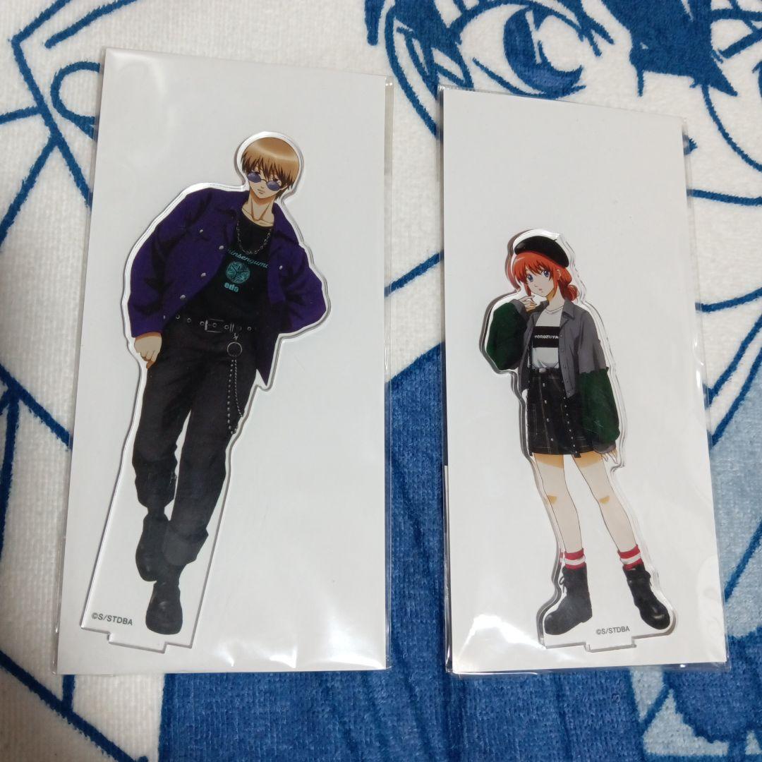 銀魂　アニマックスカフェ　スイパラ　アクリルスタンド　沖田総悟　神楽　新品