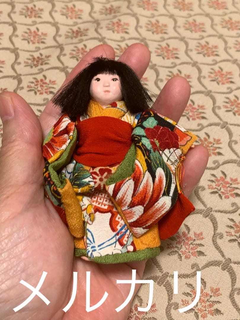 ももけろ堂の市松人形　手作り市松人形　小さないちまさん　豆市松人形　袖人形