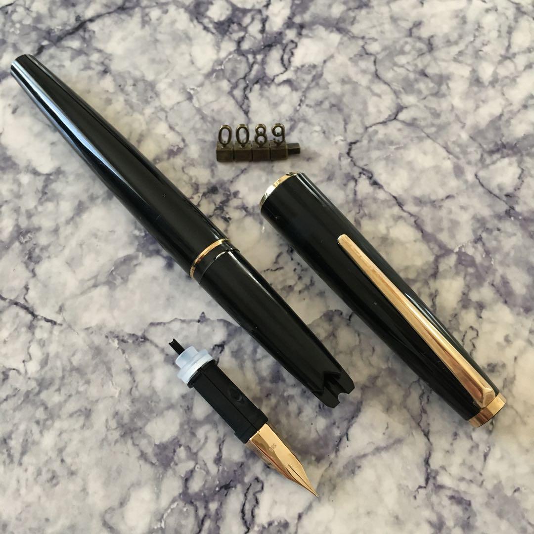 #0089 オーバーホール済み 万年筆 モンブラン MONTBLANC 14k