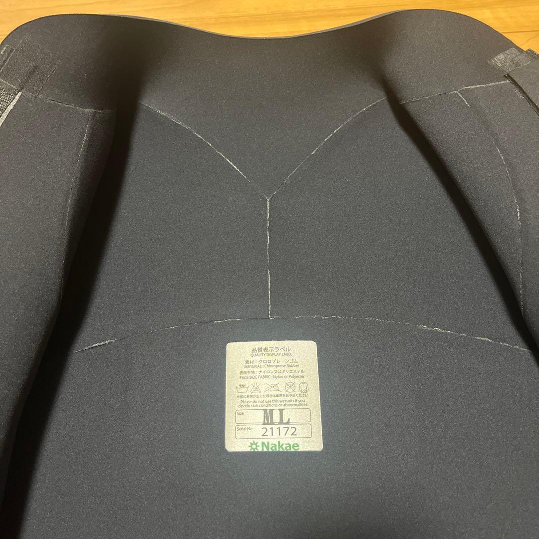 MＬサイズ 青 タッパーウェットスーツ